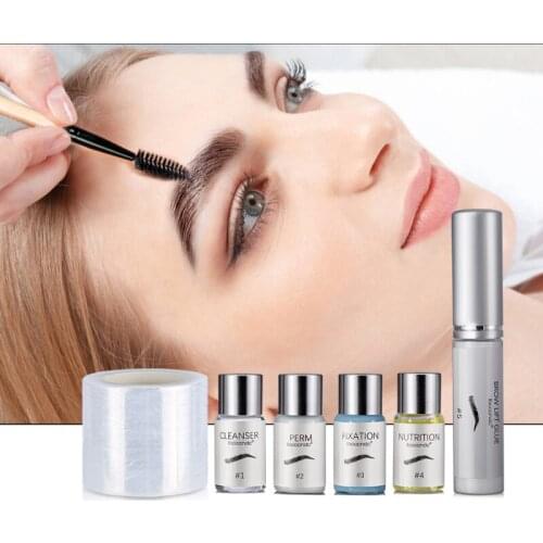 1 Set Semi-pernament Brow Lift Kit Styling Perming Setting Eyebrow Lamination Kit Curling Brow Lamination Beauty Salon Home Use