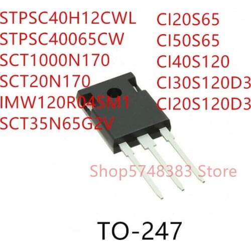 10PCS STPSC40H12CWL STPSC40065CW SCT1000N170 SCT20N170 IMW120R045M1 SCT35N65G2V CI20S65 CI50S65 CI40S120 CI30S120D3 CI20S120D3