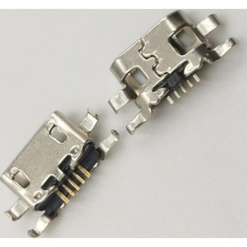 100Pcs USB Charger Charging Dock Port Connector For Motorola Moto C PLUS Cplus XT1723 XT1724 XT1755 XT1721 Micro Jack Plug