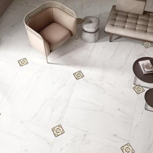 21pcs Modern Style Floor Decoration Stickers Waterproof Floor Stickers Family Art StickersOil Resistant and Easy To Clean