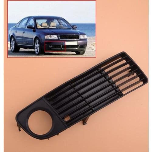 4B0807682 4B0807682M Right Car Front Bumper Fog Light Grille Cover Fit for Audi A6 C5 1998 1999 2000 2001 2002 Pre-facelift