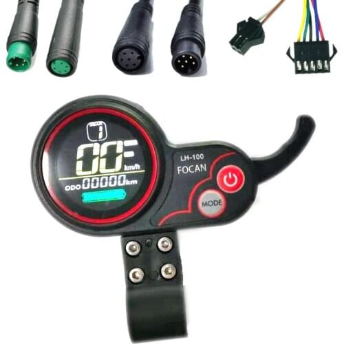 FOCAN Electric bike accessories LCD display 5pin 6 pin waterproof cable LH100 S880 QS-S4 for electric bicycle electric scooter
