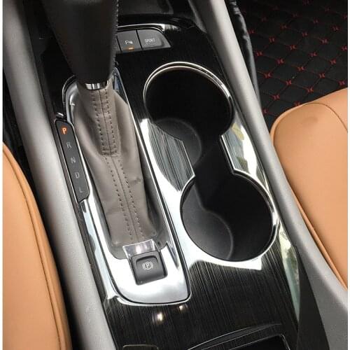 Car central gear shift panel accessories For Chevrolet Malibu XL 2016 2017 2018 2019 car cup Holder Cover Trim