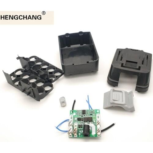 18V Power Tools Battery Case with BMS 21v Box Wireless Electric Angle Grinder Cutting 18650 Holder Li-Ion