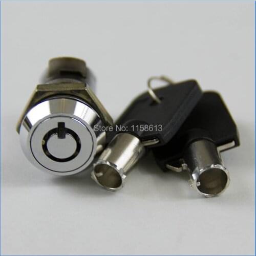 10 pieces 30mm well received keyed differently cylinderical desk door spring bolt lock