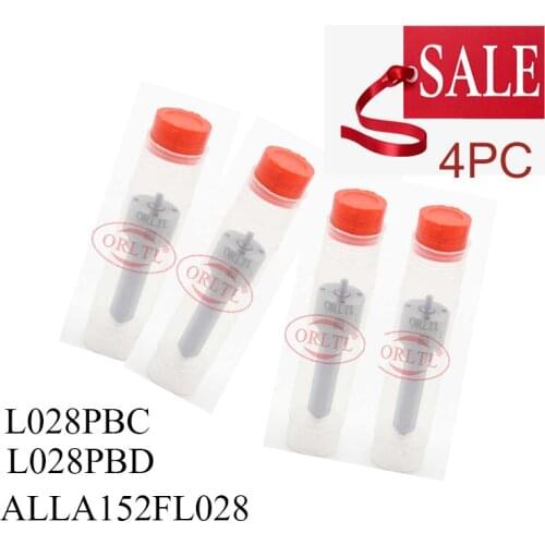 4 pieces L028PBC Injector Nozzles Common Rail L028 PBC Injector Nozzles L028PBD