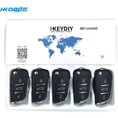 HKOBDII KEYDIY Original KD NB11 NB series with Universial Chip Remote For KD900/KD-X2/ URG200/KD MINI Remote