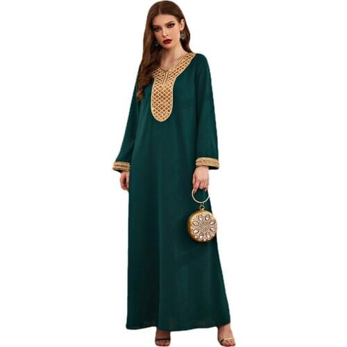 Eid Abaya Dubai Muslim Fashion Hijab Dress Kaftan Islam Clothing African Dresses Femael Robe Musulman De Moda Vestidos wy218