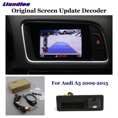 HD Front Rear view camera For Audi A5 S5 8T F5 2010-2020 Car Backup Reverse Reversing Parking Camera Decoder Accessories
