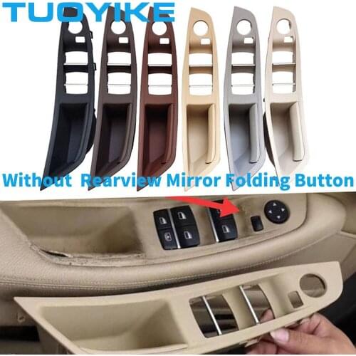 LHD RHD Interior Door Pull Handle Armrest Panel Trim No Mirror Folding Button For BMW 5 Series F10 F11 F18 520 523 525 528 530
