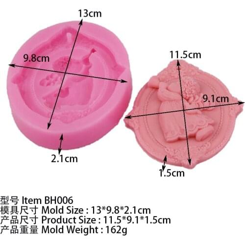 Music Baby Fondant Cake Decoration Soap Molding Silicone Mold Baking Tools