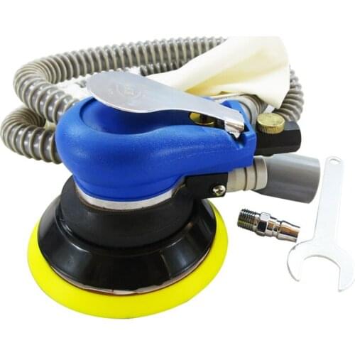 ATPRO 5 Inches Self-vacuum Pneumatic Sanders 125MM Pneumatic Sanding Machine Air Eccentric Orbital Sander Air Car Tools
