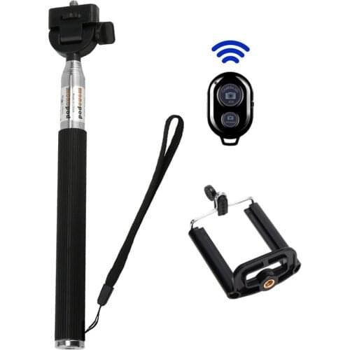 Selfie stick Bluetooth-compatible remote control shutter monopod selfie stick tripod for smartphone