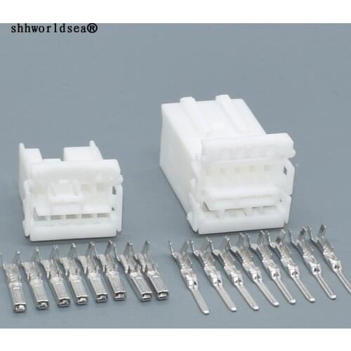 Shhworldsea 8pin 2.0mm auto unsealed plug connector electric wiring harness cable connector MG610402 MG620403 7123-8386