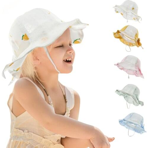 Sunscreen Baby Hat Beach Men And Women Baby Sun Hat Children Fisherman Hat Casual Sun Hats Sunscreen Summer