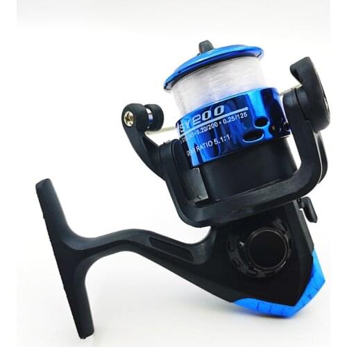 Super Pocket Spinning Fishing Reel 5.1:1 3 Ball Bearing Left/Right Hand Metal Wheel Pesca Mini Winter Ice Reel With Fishing Line