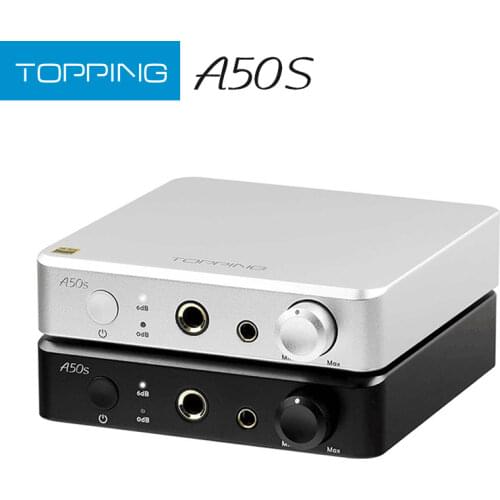 TOPPING A50s 4.4mm Balanced 6.35mm Single-Ended Flagship NFCA Hi-Res Audio Pre AMP Headphone Amplifier