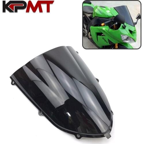 For Kawasaki ZX10R ZX 10R 2004 2005 ZX-10R 04 05 Wind Screen Parts High Quality Motorcycle Black Windshield Windscreen