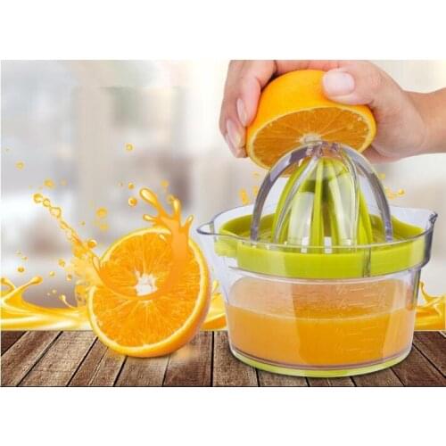 1PC Portable Mini Manual Juicer Machine Big Capacity Fruit Lemon Orange Juice Squeezer Mini Blenders PU 015