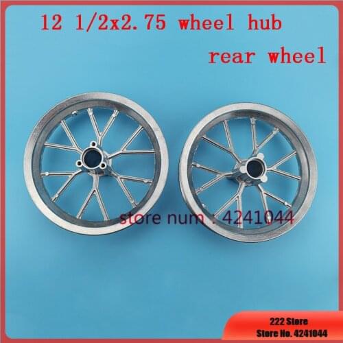 12 1/2X2.75 Front or rear wheel hub aluminum wheel rims for E-Bike Dirt Bike MX350 MX400 47cc 49cc 2 stroke Mini moto tire tyre