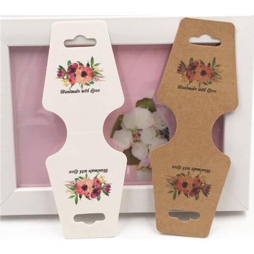 12x4.5cm 100Pcs/Lot Irregular Shaped Multiple Styles Paper Necklace Cards For Display Long Pendants Chokers Collar Hand Chains