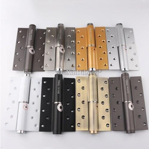 2PCS Invisible Hidden Hydraulic Damping Buffer Positioning Door Hinges Spring Self-closing Door Closer,Door Stops,Door Hinges