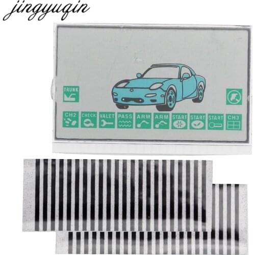 Jingyuqin A9 LCD Display Screen for Two way Car Alarm System Starline A9 lcd Remote Control Key Fob Keychain