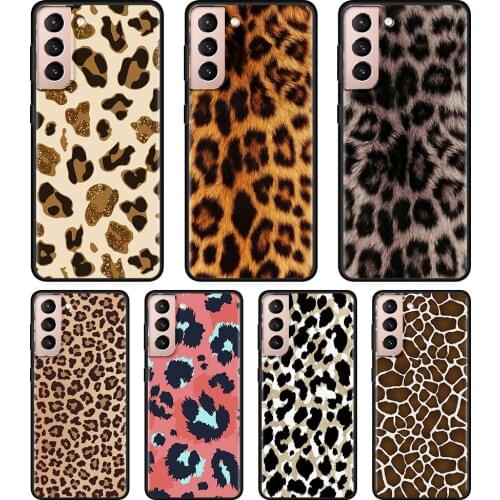 Tiger Leopard Pattern Panther TPU Case For Samsung Galaxy S20 FE S10 S21 S9 Plus Ultra Cover Soft Shell Silicone Fundas Capa