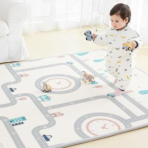 Baby Play Mat Puzzle Childrens Mat Thickened Tapete Infantil Baby Room Crawling Pad Folding Mat Baby Carpet Birthday Present