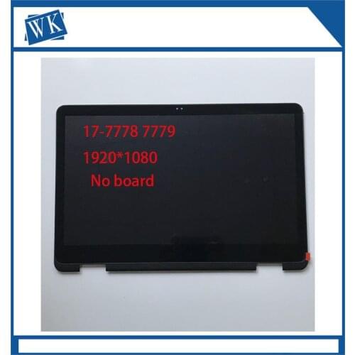 Para Dell inspiron 17 7778 7779 17,3 Laptop LCD montaje de pantalla táctil con marco + Tablero de Control 1920X1080
