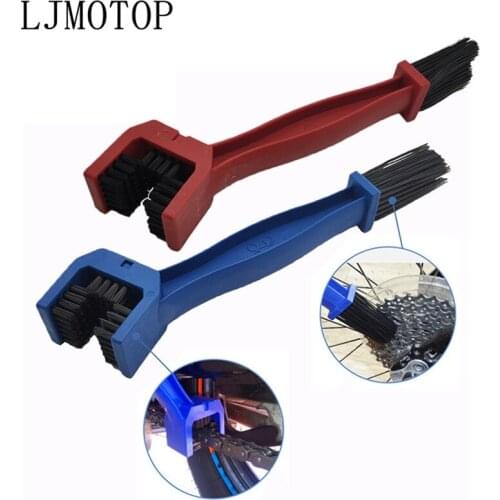 Motorcycle chain brush Cleaner Gear Grunge Outdoor Cleaner Scrubber Tool For Gas Gas EC2T FSE FSR EC250 EC300 TC125 TE125