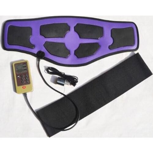 6 modes Lumbar Support Brace physiotherapy rechargeable waist massager accupuncture relieve spine psoas fatigue slimming belt