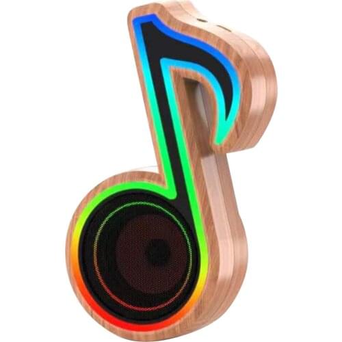 Muslady Portable Radio Wireless Rechargeable Loudspeaker Box RGB Glare BT Speaker TF Card Mobile Phone Computer Audio Player