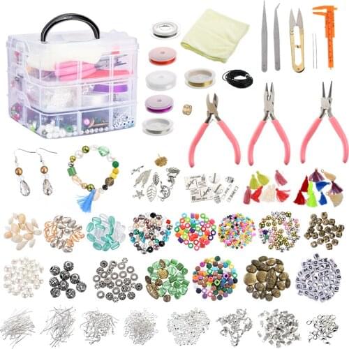 Jewelry Making Supplies Kit Accessories Glitter Mylar Flakes 1526 Pieces Resin Decoration Kit for DIY Craft Nail Art