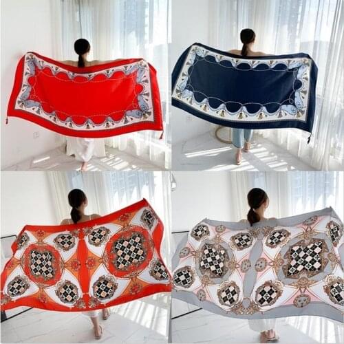 NEW 9 Styles 90x185cm Cotton Pareo 2021 Summer Cover-Ups Rectangle Wrap Scarf Swimsuit Bikini Cover Up Autumn Beach Sarong Mats