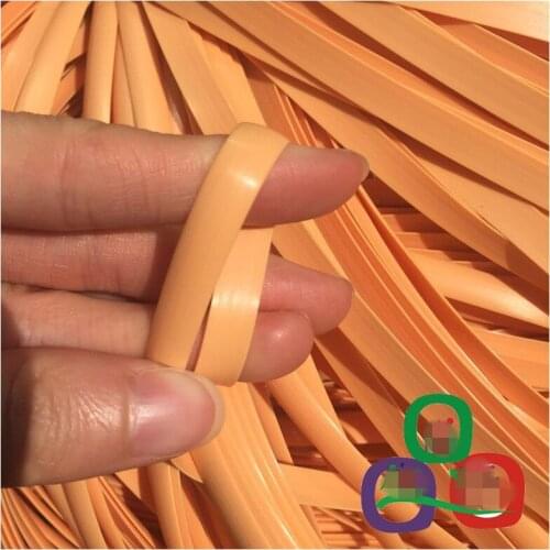 Solid color flat synthetic rattan 500G 60M Weaving Material Plastic Knit Repair Chair Table PE Rattan