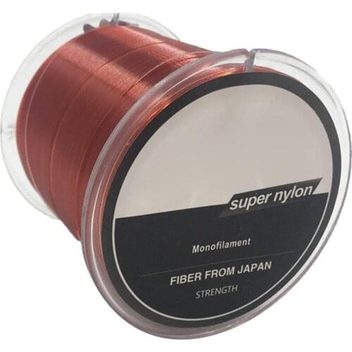 Outdoor Nylon Fishing Line 500M Japanese Durable Fishing Line 2-35LB Super Strong Monofilament Thread Bulk Spool
