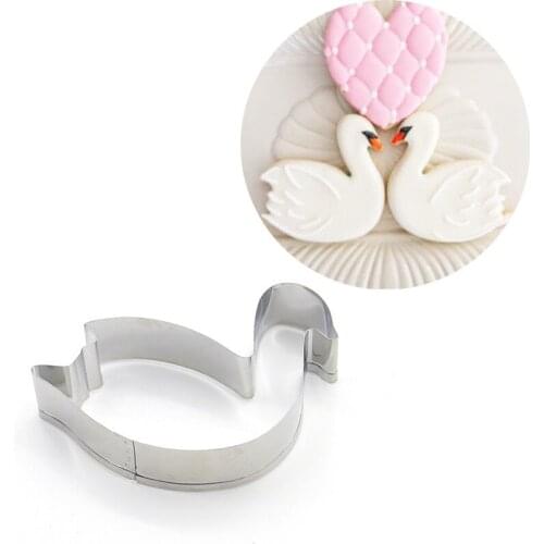 Flamingo Cookie Cutter Stainless Steel Biscuit Cut Mold Baking Fruit Cut Cake Mold Embossing Printing Die