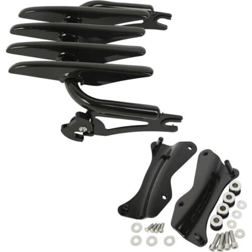 Motorcycle Detachable Stealth Luggage Rack Docking Hardware For Harley Touring Road King Street Electra Glide FLHX FLHR 14-20