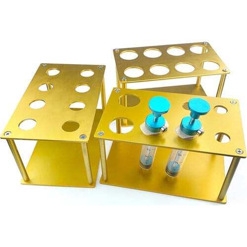Aluminum Alloy Foldable Autoclavable Syringe Racks Display Racks