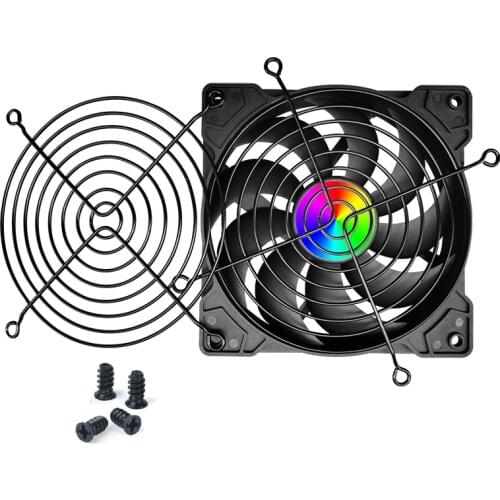 12cm Fan Protection Steel Mesh Black Color 120mm Case Or Other Purposes Fans Prevent Blade From Scratching Protective Cover Net