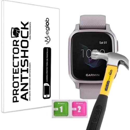 Screen protector Anti-Shock Anti-scratch Anti-Shatter compatible with Garmin Venu Sq