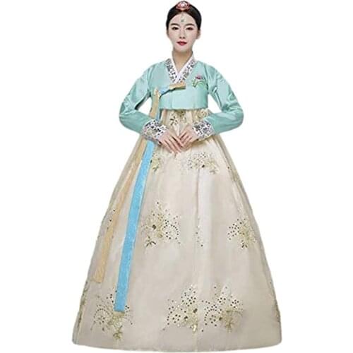 Women Hanbok Dress Korean Traditional Hanbok Korean Hanbok Dress Korean Traditional Dress Korean National Costumes