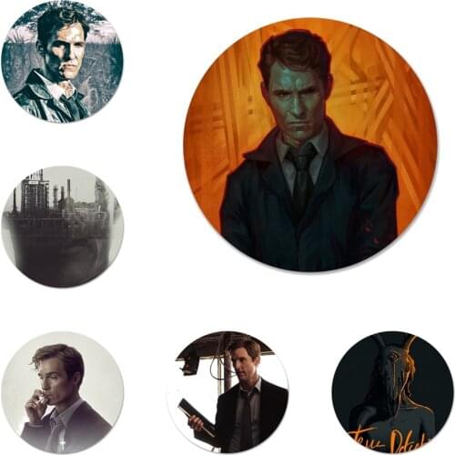 HBO Series True Detective Rust brand Badge Brooch Pin Accessories For Clothes Backpack Decoration gift