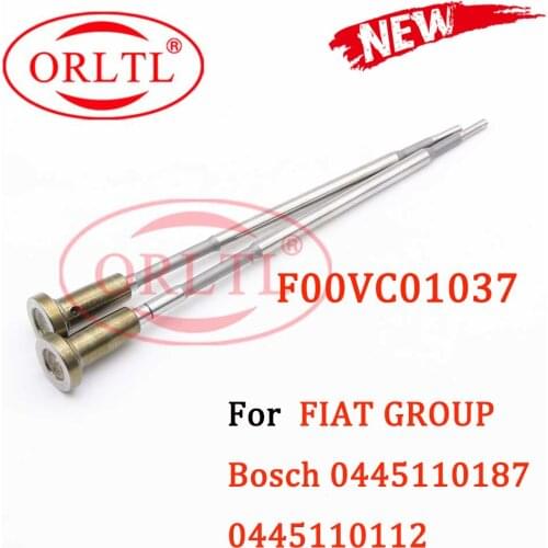 0445110187 High Speed Steel Control Valve F 00V C01 037 F00VC01037 And Common Rail Injector Valve F00V C01 037 For 0445110112