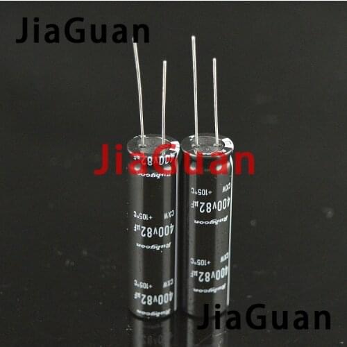 10PCS NEW RUBYCON 400V82UF 12.5X45 CXW series 105 degree 82UF 400V LCD capacitance hot sale 82UF/400V