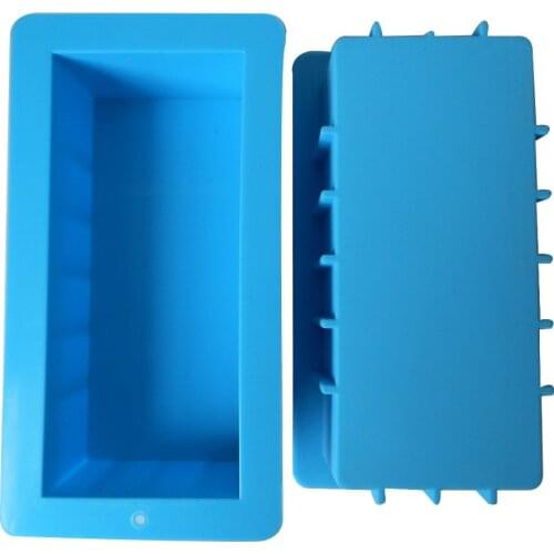 20*9*6.5 inner SizeThicken Sturdy Big Toast Mold Bread Silicone Cake Tools Nondeformable Mold Natural Unbent Large soap moulds