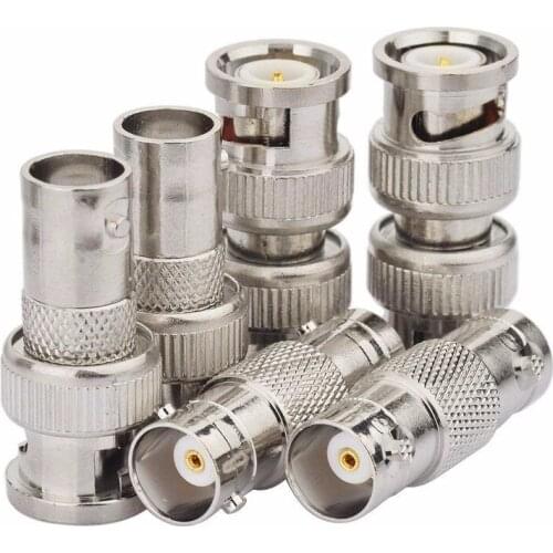 4Pcs SMA to BNC Plug Jack Adapter Kit SMA Male/Female to BNC Male/Female RF Coax Coaxial Connector Kit