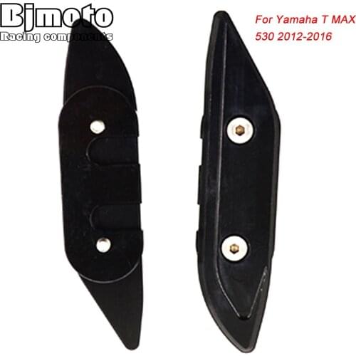 BJMOTO Motorcycle Accessories For Yamaha TMAX T MAX T-MAX 530 2012-2016 CNC Mirror Hole Cap Cover Driven Mirror Eliminators