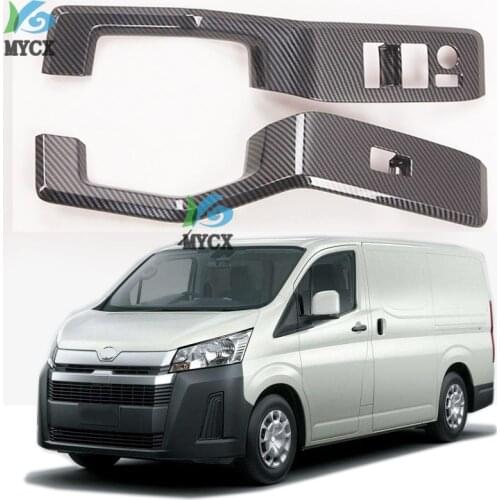 Car Accessories For Toyota Hiace 300 Series 2019 2020 Right Driving Vehicle Indoor ABS Carbon Fiber Decorative Styling